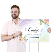 Custom Baby Shower Yard Sign Add Names With Arrow