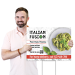 Custom Italian Fusion Restaurant Sign with QR And Number