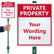 Custom Private Property LawnBoss Sign