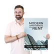 Custom Real Estate Modern Apartments For Rent Yard Sign