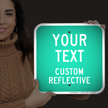 Custom Reflective Sign   Add Your Text