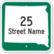 Custom South Dakota Highway Sign