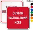 Custom Square Industrial Sign Template