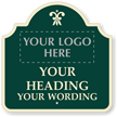 Custom Palladio Sign, Add Motif, Logo, Heading, Wording