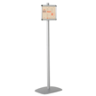 Decorative Floor Pedestal Sign Holder Menu Board Rounded
