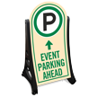 Event Parking Ahead Sidewalk Sign Kit