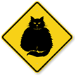 Fat-Cat Symbol Guard Cat Sign