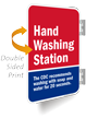 Hand Washing Station Two Sided Spot a Signs