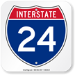 Interstate 24 (I 24)Sign