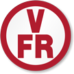 V F/R Floor/Roof Truss Sign Circular 