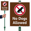 No Dogs Allowed Sign - No Pets