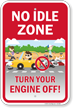 No Idle Zone Turn Your Engine Off