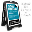 Now Hiring BigBoss Portable Custom Sidewalk Sign