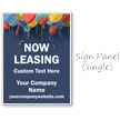 Now Leasing BigBoss Portable Custom Sidewalk Sign