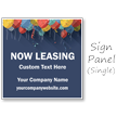 Now Leasing BigBoss Portable Custom Sidewalk Sign