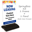 Now Leasing BigBoss Portable Custom Sidewalk Sign