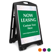 Now Leasing BigBoss Portable Custom Sidewalk Sign