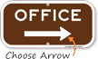 Directional Office Sign