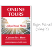 Online Tours BigBoss Portable Custom Sidewalk Sign