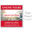 Online Tours BigBoss Portable Custom Sidewalk Sign