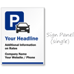 Parking BigBoss Portable Custom Sidewalk Sign
