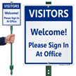 Welcome, Office Sign
