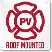 New Jersey PV Roof Mounted Solar Panel Sign