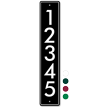 Rectangular Custom Address Sign With House Number