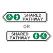 Shared Pathway Directional Sign