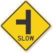 Side Road T Junction Symbol Sign