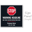 Stop Add Headline BigBoss Portable Custom Sidewalk Sign