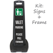 Valet Parking LotBoss Portable Sign Kit