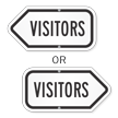 Visitor Arrow Sign