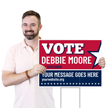 Vote For Governor Add Name Message And Website Yard Sign