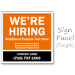 We Are Hiring BigBoss Portable Custom Sidewalk Sign