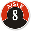 Aisle ID 8 Label