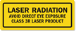 Class 3R (400   1400 nm) Laser Label