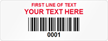 Rectangular Custom Template   Barcode