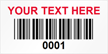 Rectangular Custom Template   Barcode