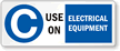 Class Electrical Equipment Label