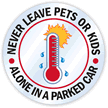Never Leave Pets Or Kids Alone Car Decal