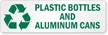 Plastic Bottles And Aluminum Cans Label