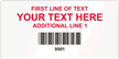 Rectangular Custom Template   Barcode