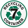 Recycling Container -7 - Recycling Label
