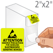 Attention Electrostatic Sensitive Devices Labels in Dispenser Box