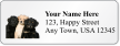 Customizable Address Label With Puppies Symbol