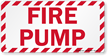 Fire Pump Label