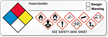 GHS Hazard and NFPA Combo Label
