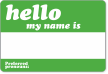 Hello, My Name Is Preferred Pronouns Name Label