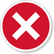 Red Cross Marking Label